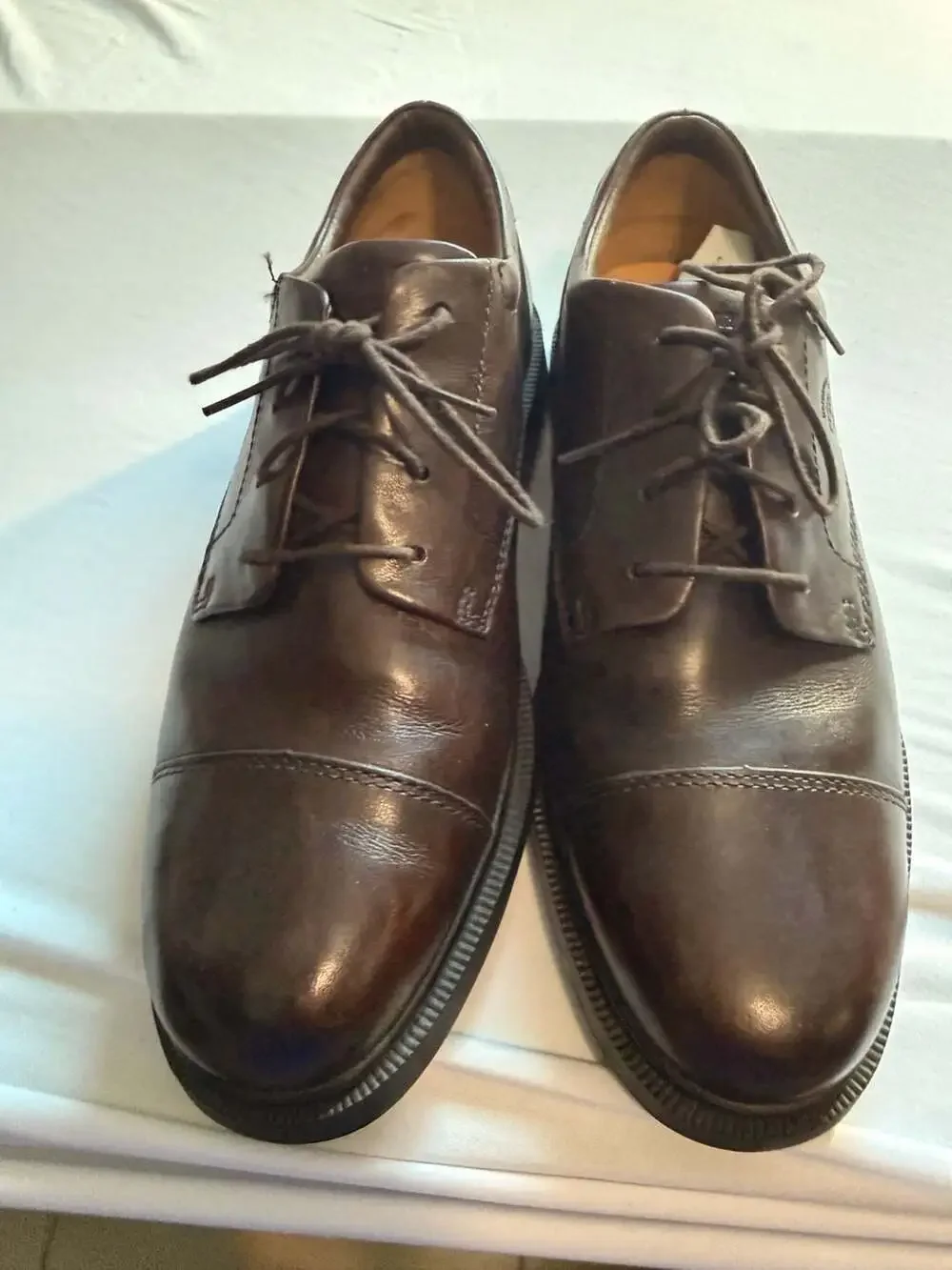 Timberland Waterproof Leather Cap Toe Oxfords Brown